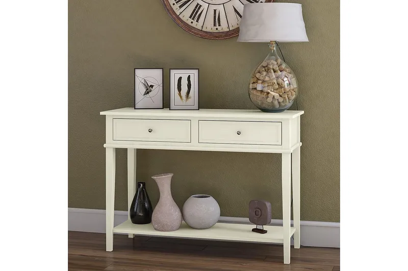 Franklin Konsollbord 104 cm Hvit - Dorel Home - Møbler - Bord - Avlastningsbord - Konsollbord