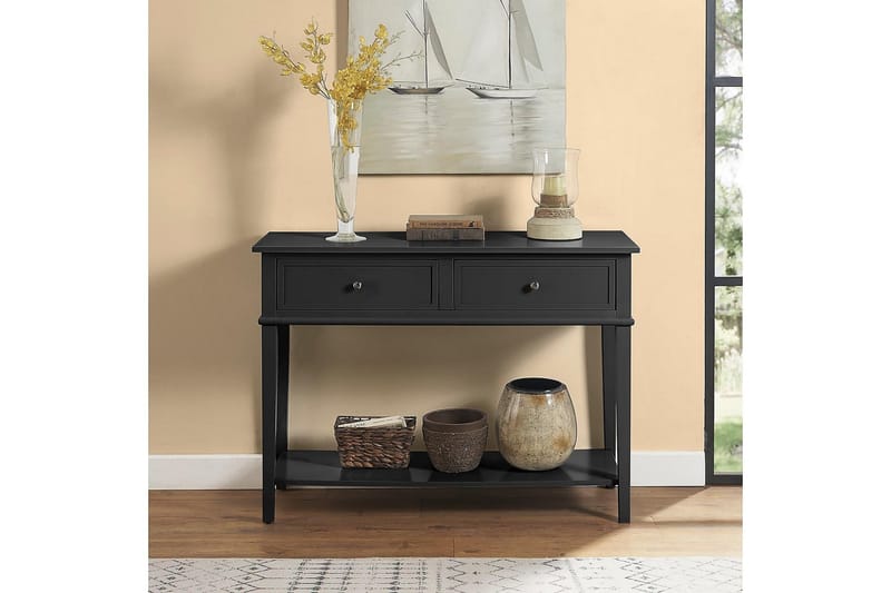 Franklin Konsollbord 104 cm Svart - Dorel Home - Møbler - Bord - Avlastningsbord - Konsollbord
