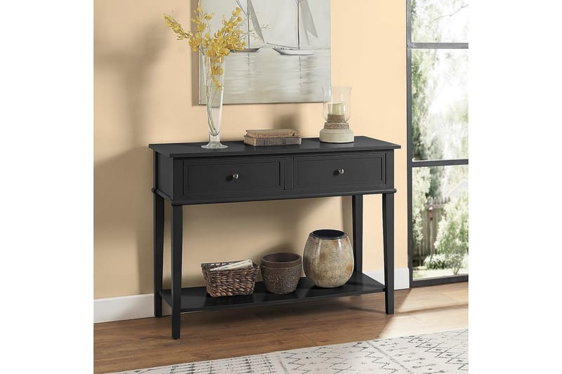 Franklin Konsollbord 104 cm Svart - Dorel Home - Møbler - Bord - Avlastningsbord - Konsollbord
