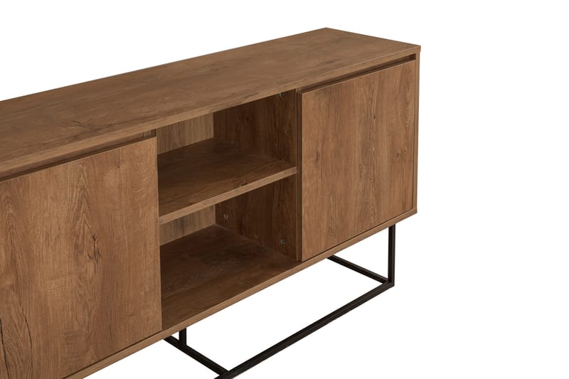 Gawlow Console Sidebord 140 cm - Mørkebrun/Svart - Gangbord - Konsollbord