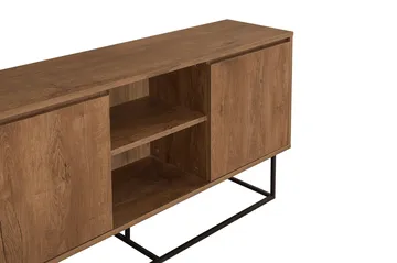 Gawlow Console Sidebord 140 cm - Mørkebrun/Svart - Møbler - Bord - Avlastningsbord - Konsollbord
