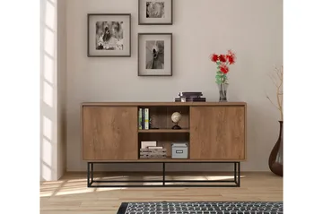 Gawlow Console Sidebord 140 cm - Mørkebrun/Svart - Møbler - Bord - Avlastningsbord - Konsollbord