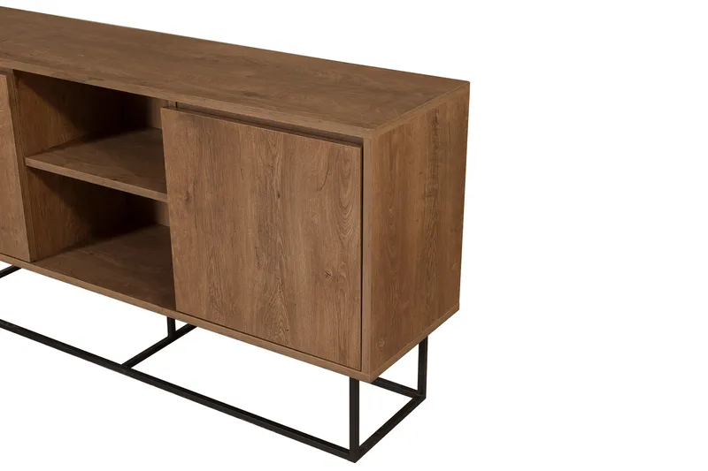 Gawlow Console Sidebord 140 cm - Mørkebrun/Svart - Møbler - Bord - Avlastningsbord - Konsollbord