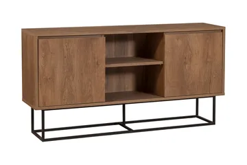 Gawlow Console Sidebord 140 cm - Mørkebrun/Svart - Møbler - Bord - Avlastningsbord - Konsollbord