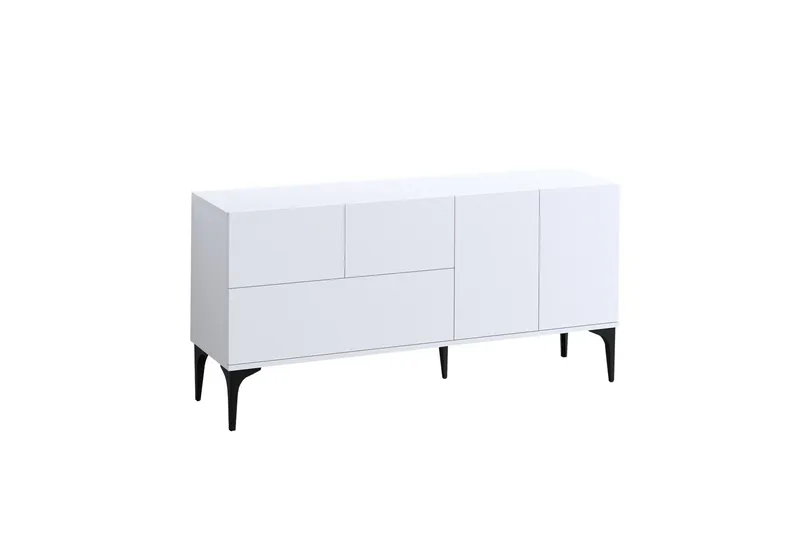 Glise Konsollbord 150 cm - Svart/Hvit - Oppbevaring - Oppbevaringsmøbler - Sideboard & skjenker