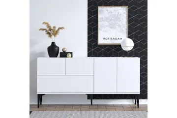 Glise Konsollbord 150 cm - Svart/Hvit - Oppbevaring - Oppbevaringsmøbler - Sideboard & skjenker