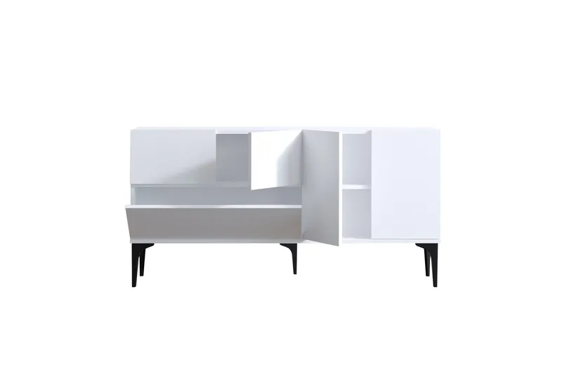 Glise Konsollbord 150 cm - Svart/Hvit - Oppbevaring - Oppbevaringsmøbler - Sideboard & skjenker