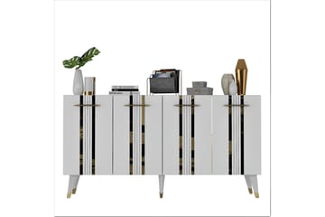 Harsum Konsollbord 150 cm - Gull/Hvit - Møbler - Bord - Avlastningsbord - Konsollbord