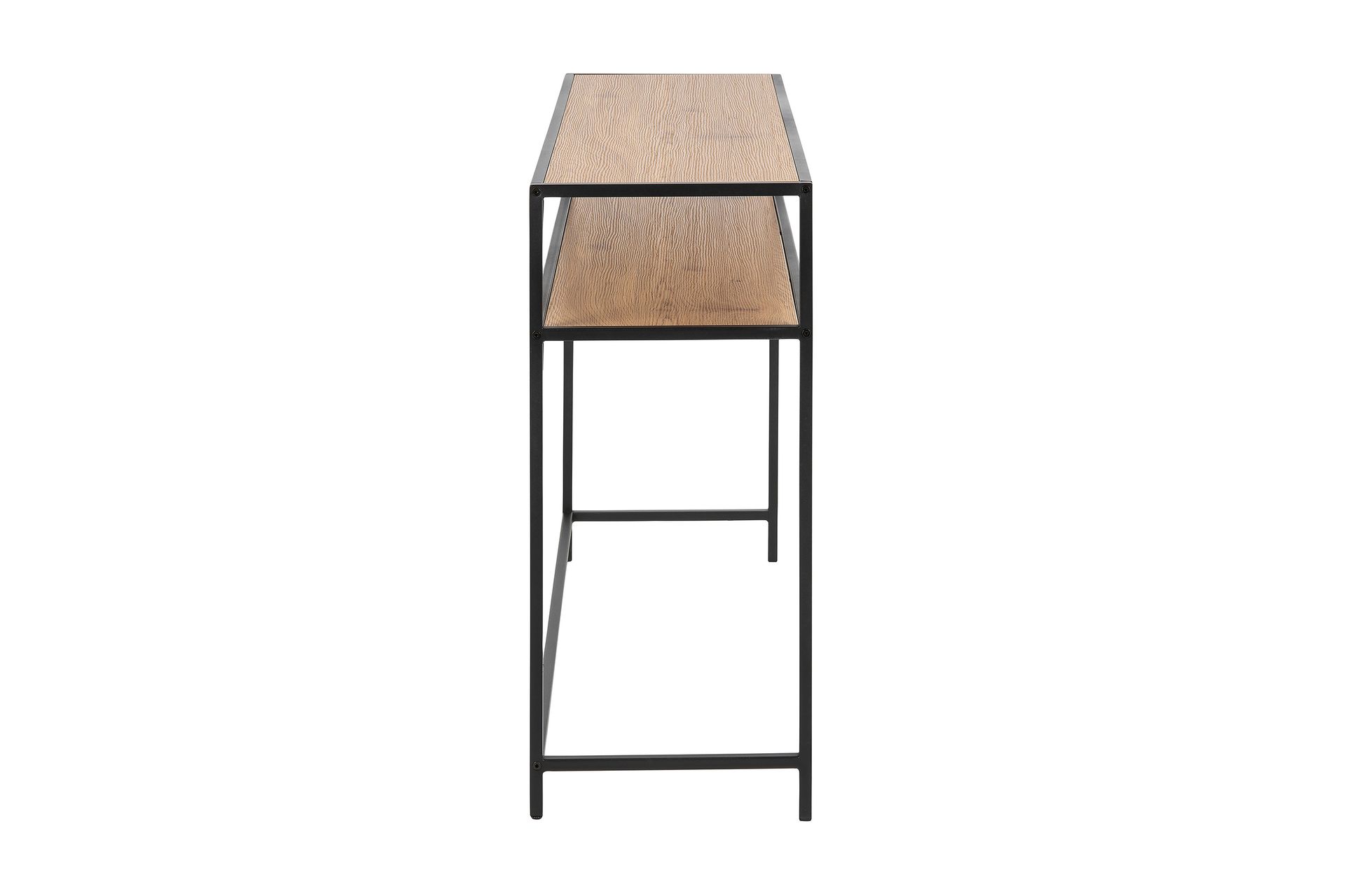 Hasslevik Konsollbord 120 cm - Natur/Matt Svart - Møbler - Bord - Avlastningsbord - Konsollbord