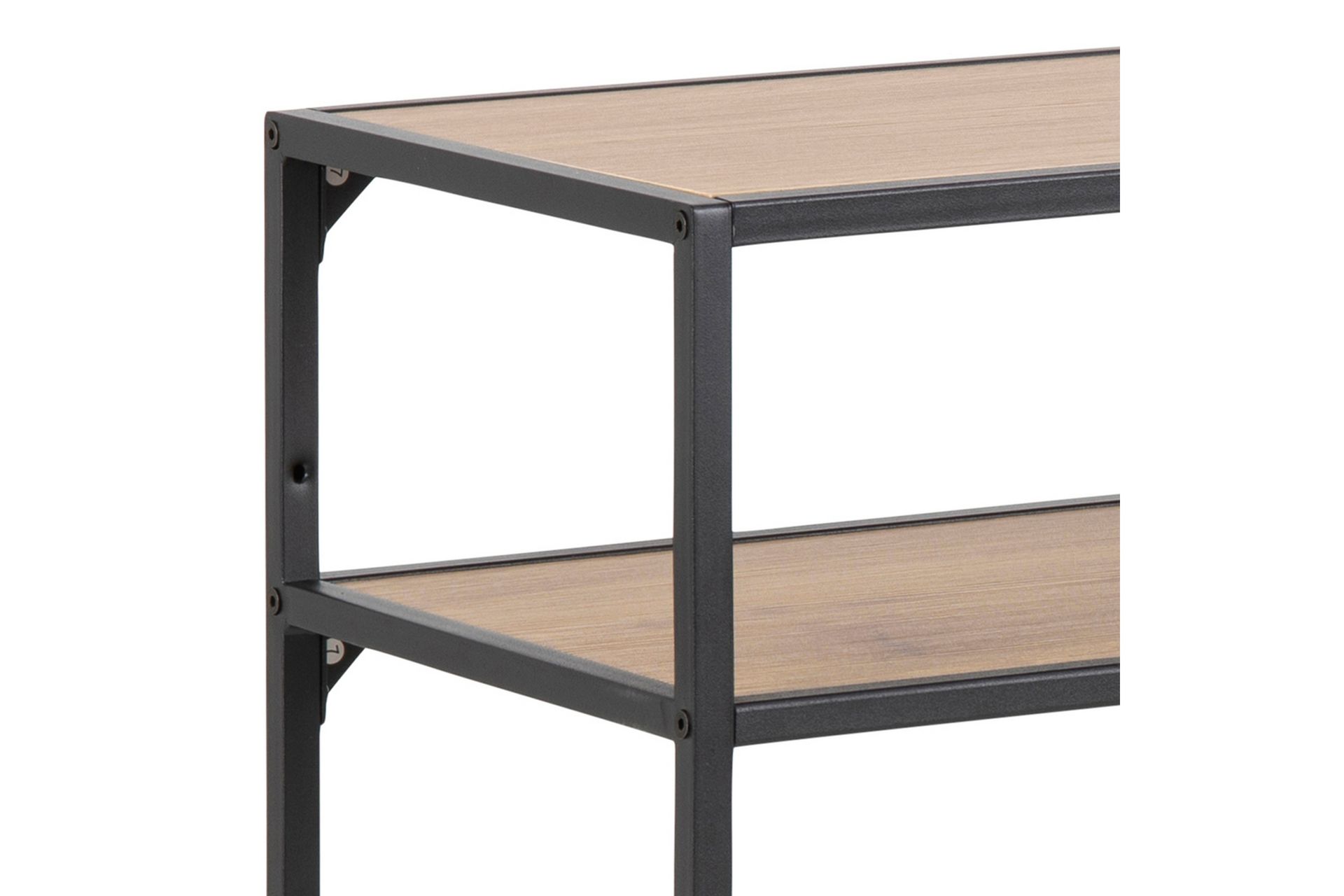 Hasslevik Konsollbord 120 cm - Natur/Matt Svart - Møbler - Bord - Avlastningsbord - Konsollbord