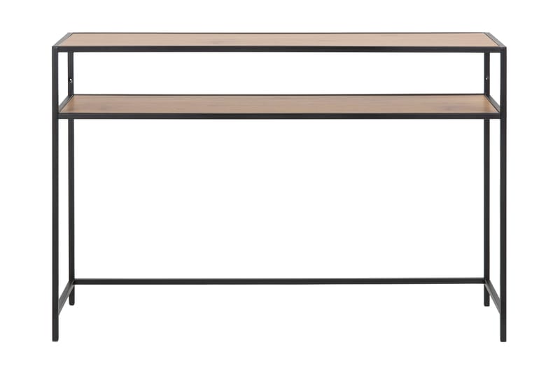 Hasslevik Konsollbord 120 cm - Natur/Matt Svart - Møbler - Bord - Avlastningsbord - Konsollbord