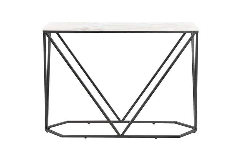 Konsollbord Hazen Hvit, Svart - Hvit, Svart - Møbler - Bord - Avlastningsbord - Gangbord