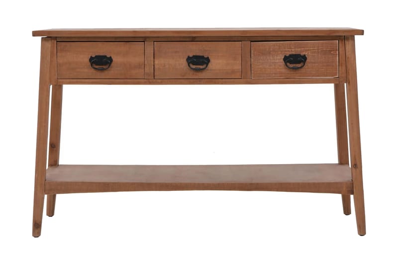 Konsollbord heltre gran 126x40x77,5 cm brun - Gangbord - Konsollbord