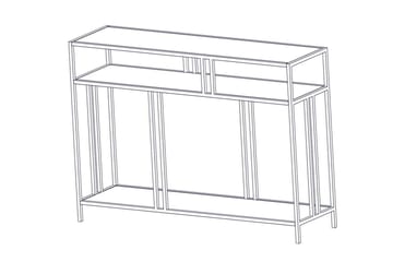 Hungirr Skjenk 110 cm - Svart - Møbler - Bord - Avlastningsbord - Konsollbord