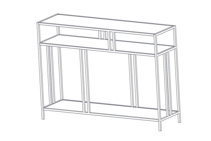 Hungirr Skjenk 110 cm - Svart - Møbler - Bord - Avlastningsbord - Konsollbord