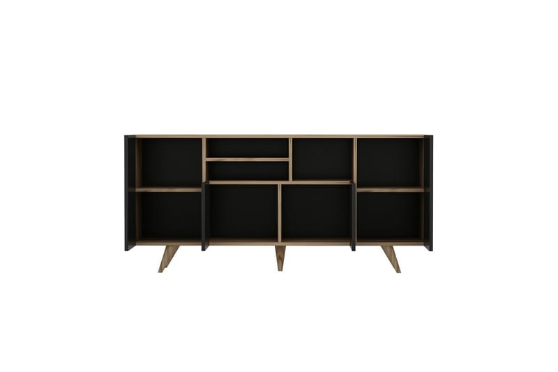 Kagithane Konsollbord 160 cm - Valnøtt/Svart - Møbler - Bord - Avlastningsbord - Konsollbord