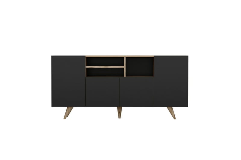 Kagithane Konsollbord 160 cm - Valnøtt/Svart - Møbler - Bord - Avlastningsbord - Konsollbord