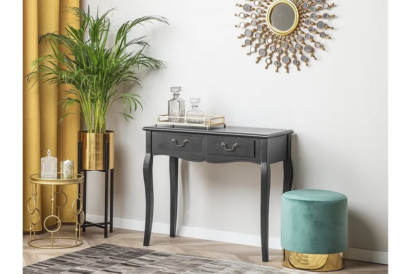 KLAWOCK Avlastningsbord 90 cm - Svart - Møbler - Bord - Avlastningsbord - Konsollbord