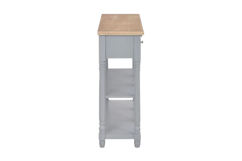 Konsollbord 120x30x76 cm MDF grå - Møbler - Bord - Avlastningsbord - Konsollbord