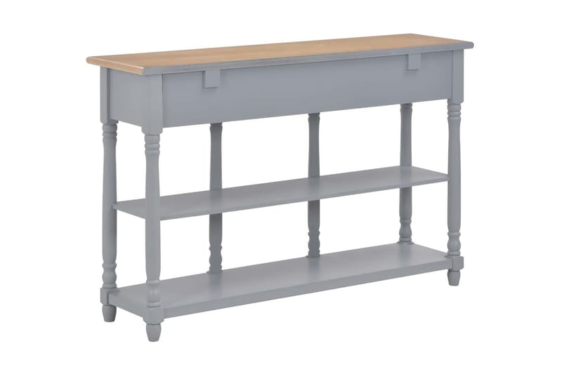 Konsollbord 120x30x76 cm MDF grå - Møbler - Bord - Avlastningsbord - Konsollbord