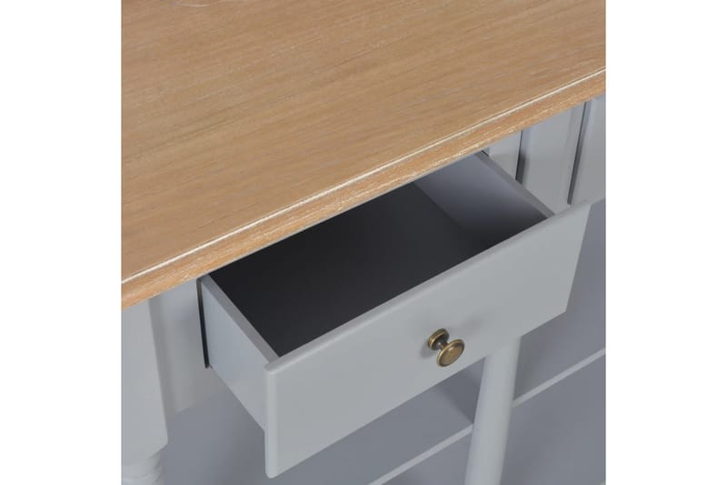 Konsollbord 120x30x76 cm MDF grå - Møbler - Bord - Avlastningsbord - Konsollbord