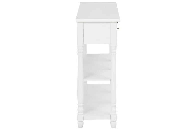 Konsollbord 120x30x76 cm MDF hvit - Møbler - Bord - Avlastningsbord - Konsollbord