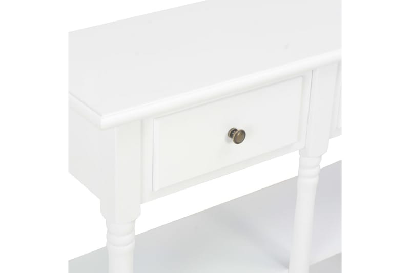 Konsollbord 120x30x76 cm MDF hvit - Møbler - Bord - Avlastningsbord - Konsollbord