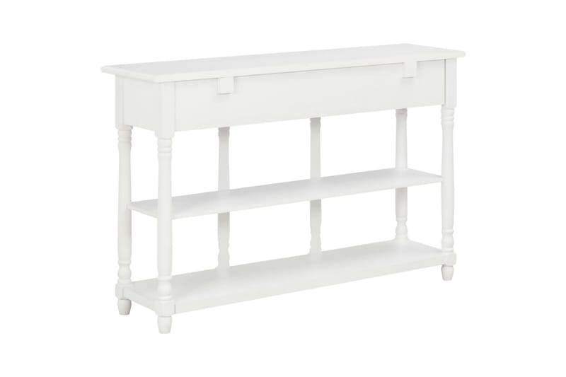 Konsollbord 120x30x76 cm MDF hvit - Møbler - Bord - Avlastningsbord - Konsollbord