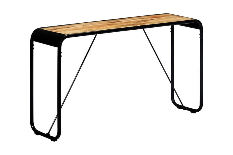 Konsollbord 140x35x76 cm grov heltre mango - Møbler - Bord - Avlastningsbord - Konsollbord
