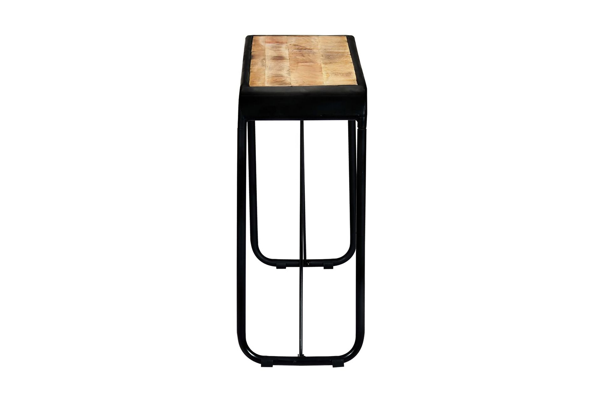 Konsollbord 140x35x76 cm grov heltre mango - Møbler - Bord - Avlastningsbord - Konsollbord