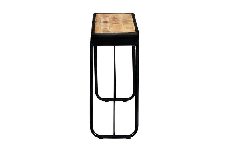 Konsollbord 140x35x76 cm grov heltre mango - Møbler - Bord - Avlastningsbord - Konsollbord