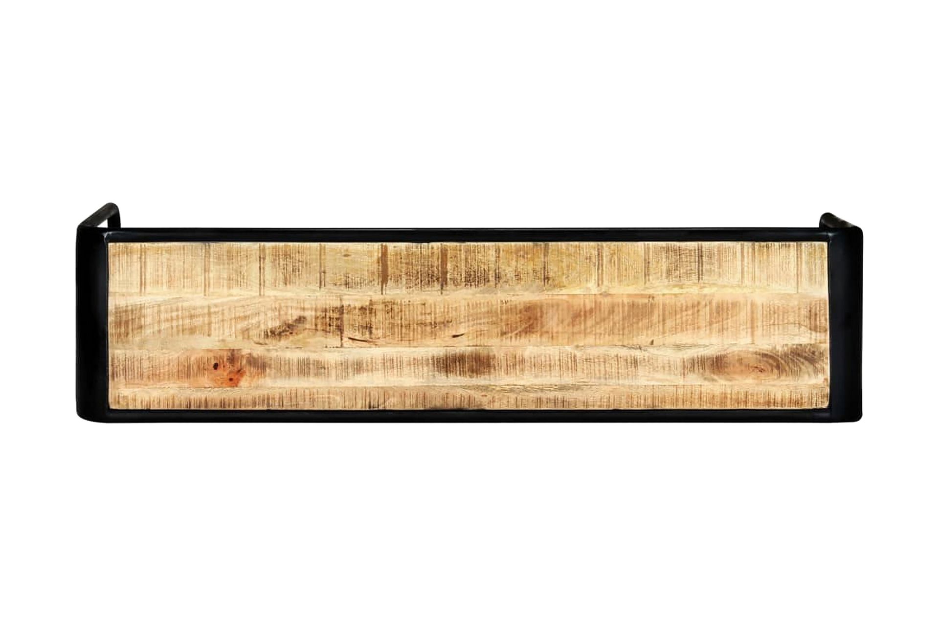 Konsollbord 140x35x76 cm grov heltre mango - Møbler - Bord - Avlastningsbord - Konsollbord