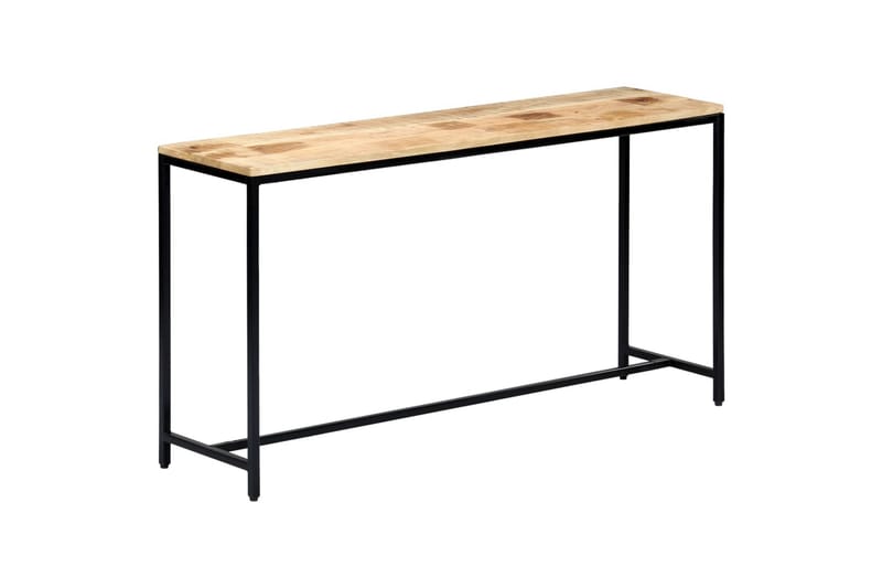 Konsollbord 140x35x76 cm grov heltre mango - Møbler - Bord - Avlastningsbord - Konsollbord