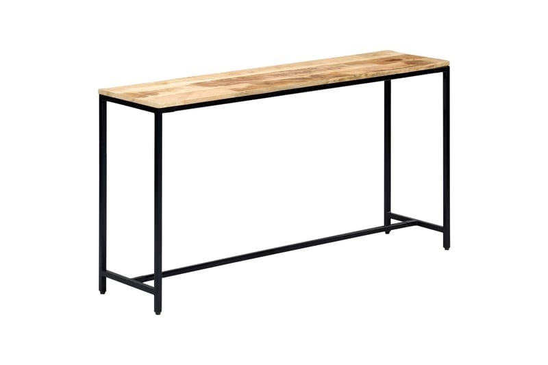 Konsollbord 140x35x76 cm grov heltre mango - Møbler - Bord - Avlastningsbord - Konsollbord