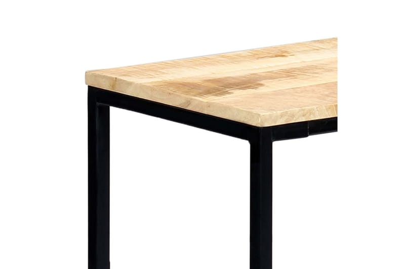 Konsollbord 140x35x76 cm grov heltre mango - Møbler - Bord - Avlastningsbord - Konsollbord