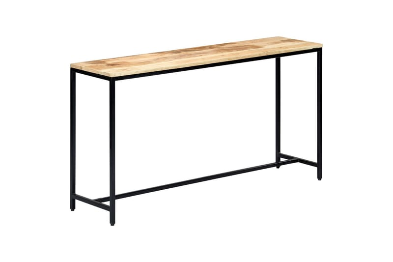 Konsollbord 140x35x76 cm grov heltre mango - Møbler - Bord - Avlastningsbord - Konsollbord