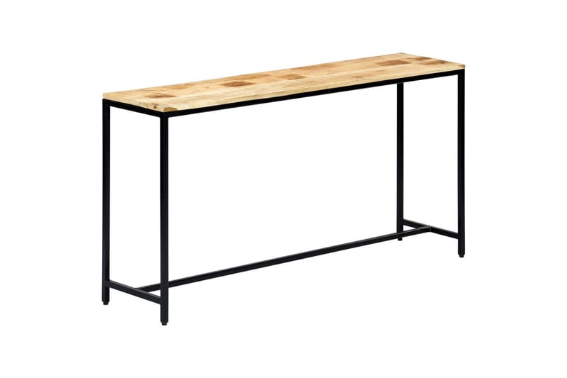 Konsollbord 140x35x76 cm grov heltre mango - Møbler - Bord - Avlastningsbord - Konsollbord