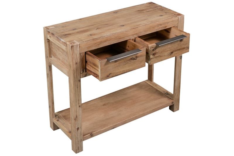 Konsollbord 82x33x73 cm heltre akasie - Brun - Møbler - Bord - Avlastningsbord - Konsollbord