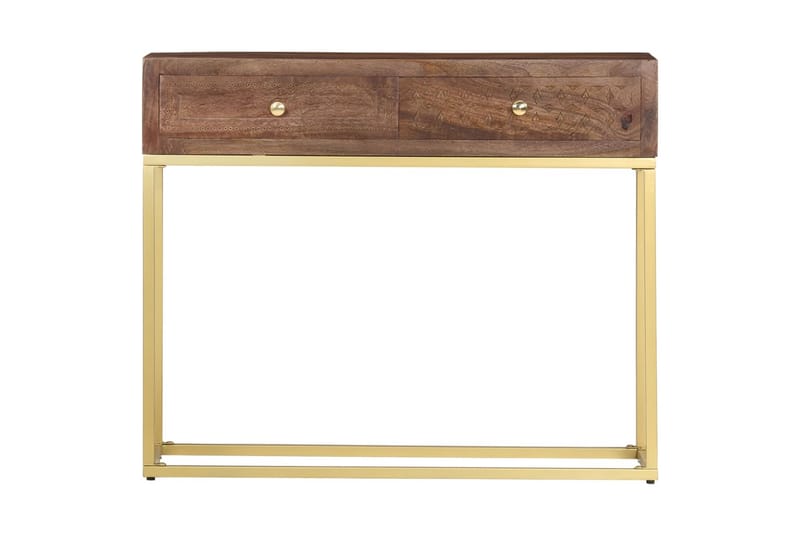 Konsollbord 90x30x75 cm heltre mango - Møbler - Bord - Avlastningsbord - Konsollbord