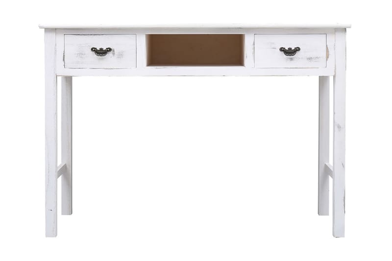 Konsollbord antikk hvit 110x45x76 cm tre - Hvit - Gangbord - Konsollbord