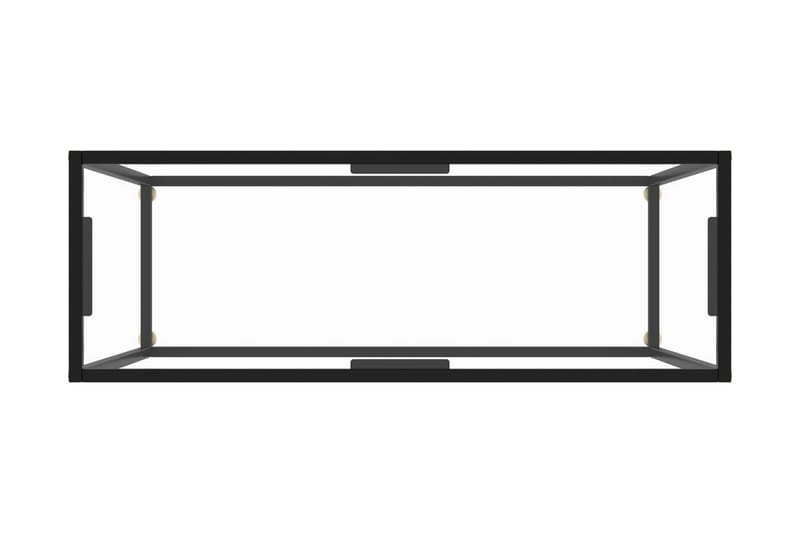 Konsollbord gjennomsiktig 100x35x75 cm herdet glass - Gjennomsiktig - Gangbord - Konsollbord