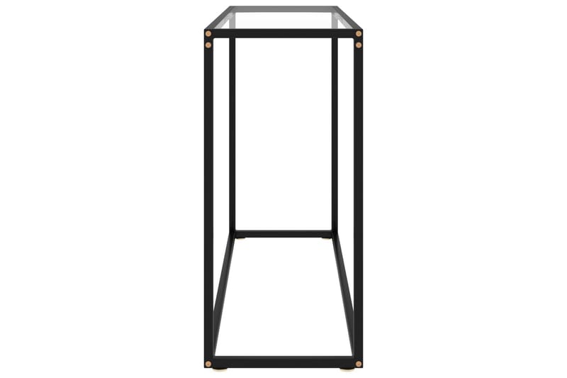 Konsollbord gjennomsiktig 100x35x75 cm herdet glass - Gjennomsiktig - Møbler - Bord - Avlastningsbord - Konsollbord