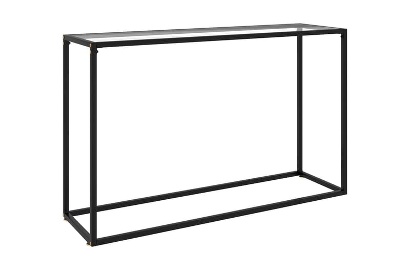 Konsollbord gjennomsiktig 120x35x75 cm herdet glass - Gjennomsiktig - Møbler - Bord - Avlastningsbord - Konsollbord