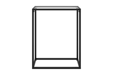 Konsollbord gjennomsiktig 60x35x75 cm herdet glass - Gjennomsiktig - Møbler - Bord - Avlastningsbord - Konsollbord
