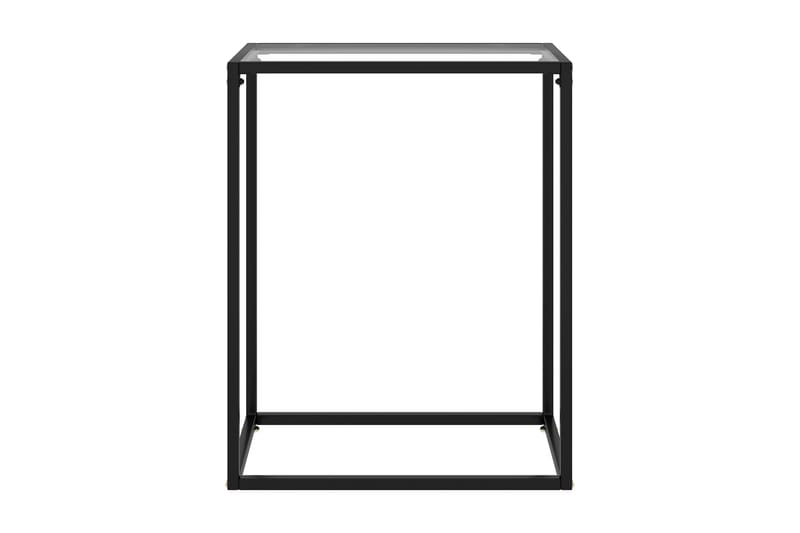 Konsollbord gjennomsiktig 60x35x75 cm herdet glass - Gjennomsiktig - Møbler - Bord - Avlastningsbord - Konsollbord