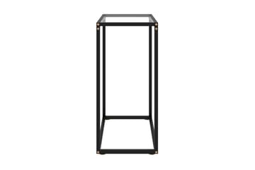 Konsollbord gjennomsiktig 60x35x75 cm herdet glass - Gjennomsiktig - Møbler - Bord - Avlastningsbord - Konsollbord