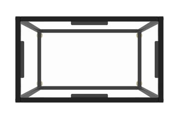 Konsollbord gjennomsiktig 60x35x75 cm herdet glass - Gjennomsiktig - Møbler - Bord - Avlastningsbord - Konsollbord