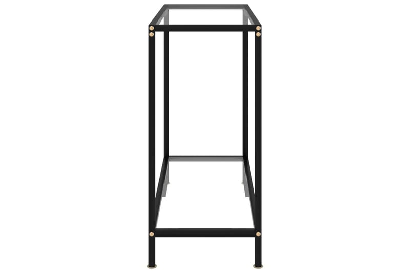 Konsollbord gjennomsiktig 80x35x75 cm herdet glass - Gjennomsiktig - Møbler - Bord - Avlastningsbord - Konsollbord