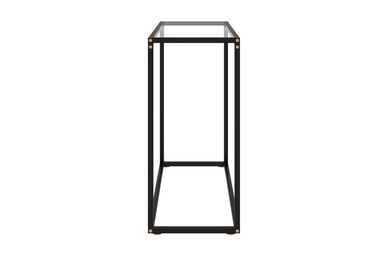 Konsollbord gjennomsiktig 80x35x75 cm herdet glass - Gjennomsiktig - Møbler - Bord - Avlastningsbord - Konsollbord