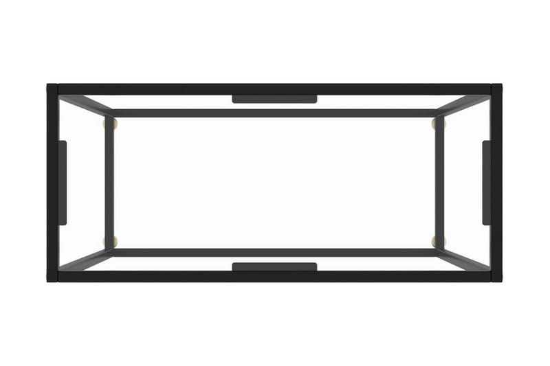 Konsollbord gjennomsiktig 80x35x75 cm herdet glass - Gjennomsiktig - Møbler - Bord - Avlastningsbord - Konsollbord